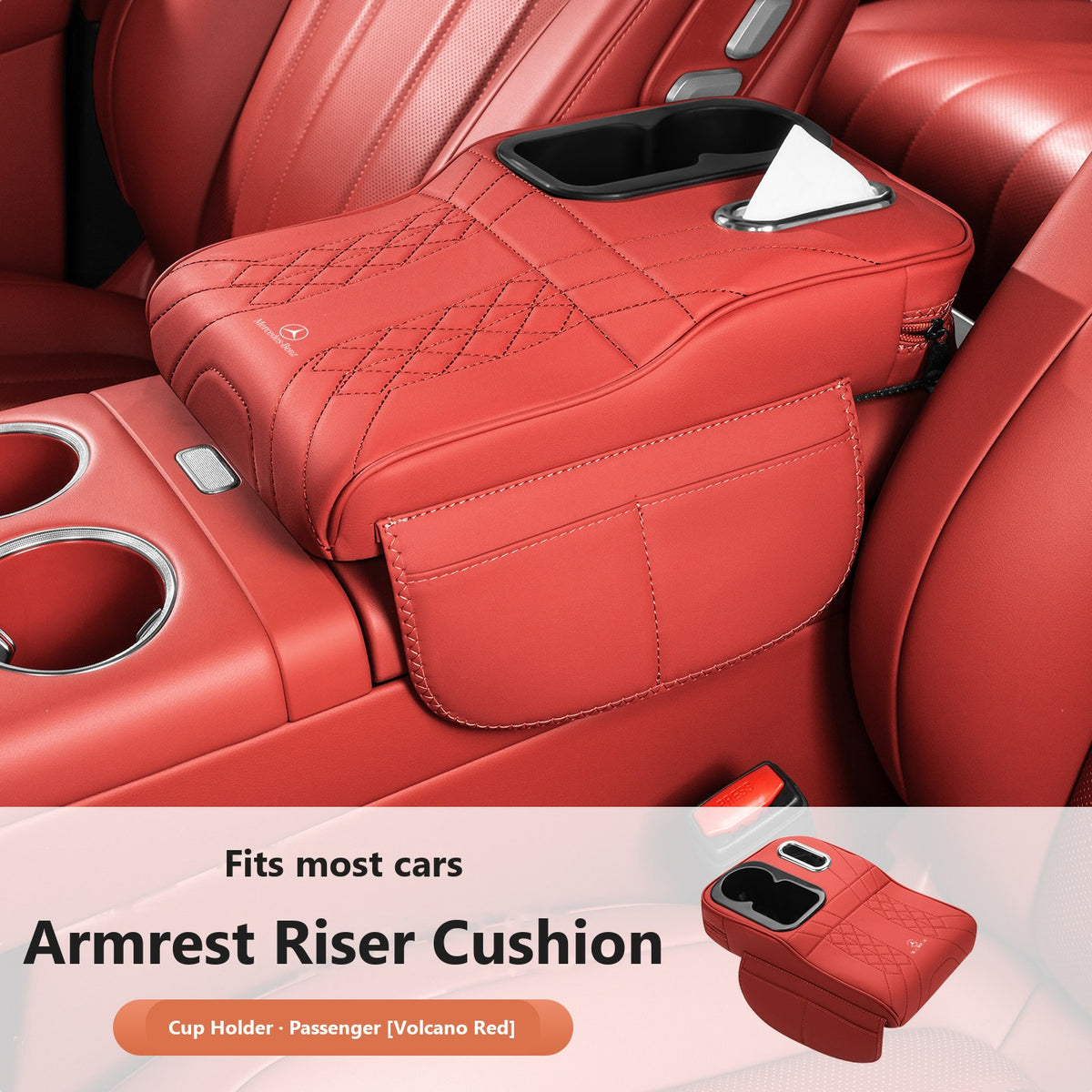 Mercedes armrest box riser cushion