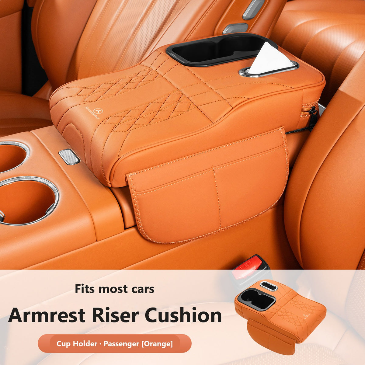 Mercedes armrest box riser cushion