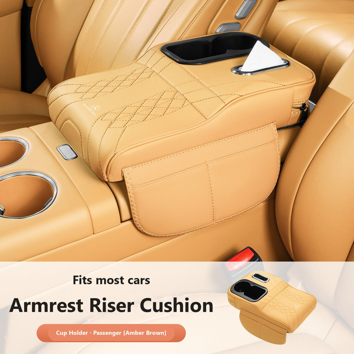 Mercedes armrest box riser cushion