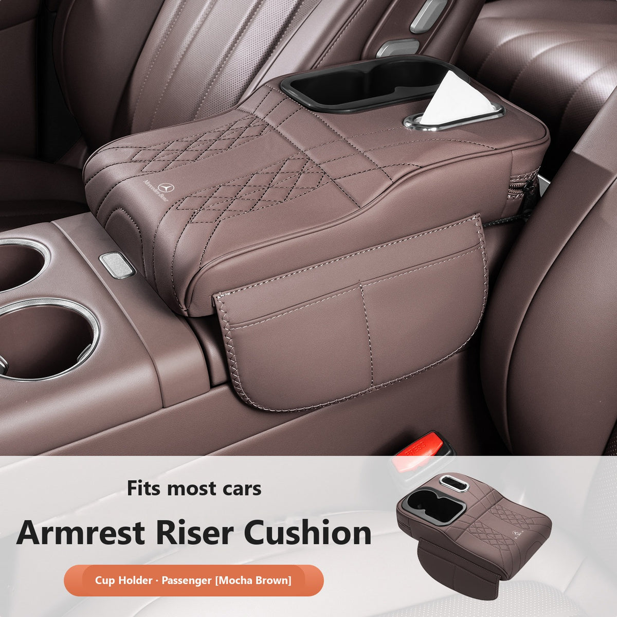 Mercedes armrest box riser cushion