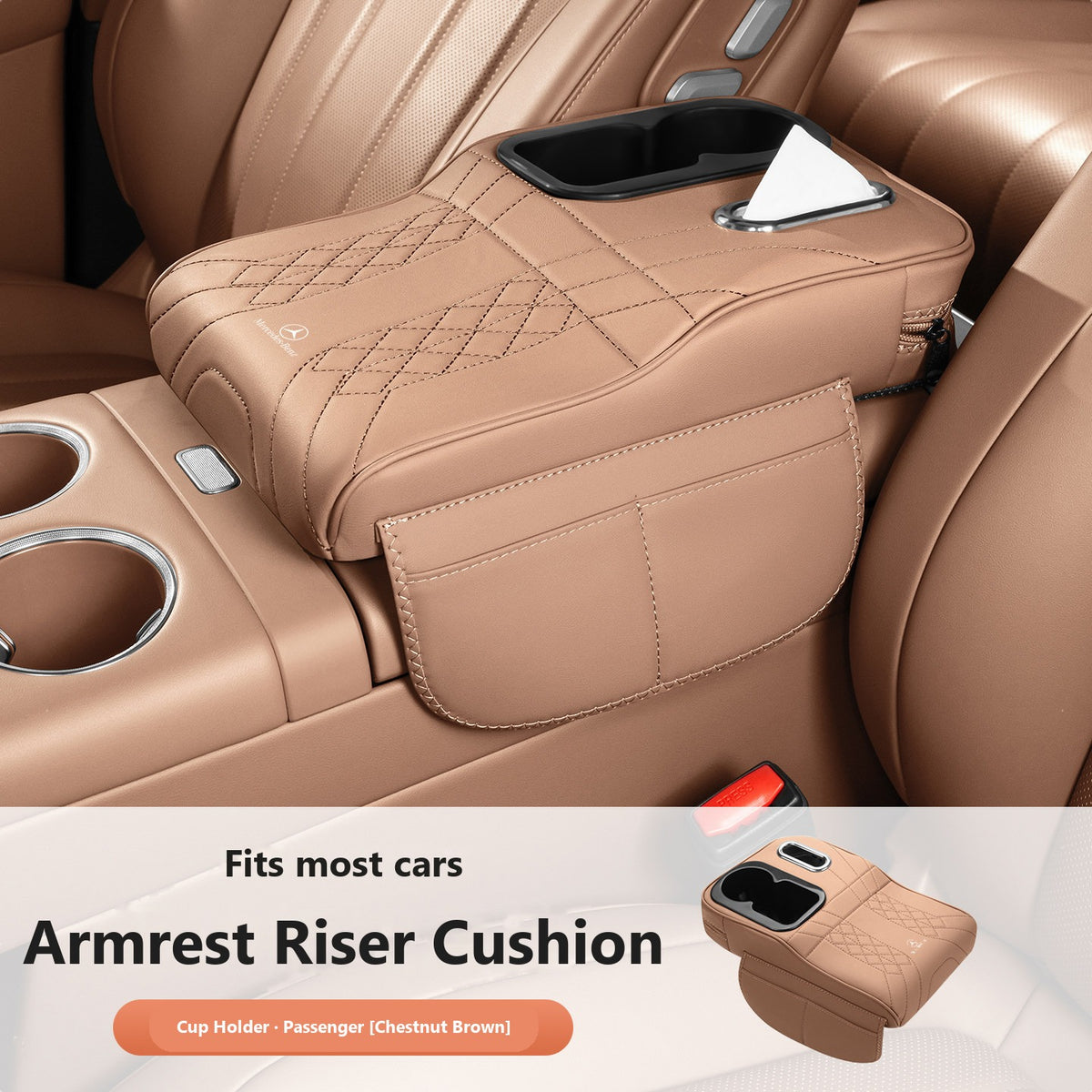 Mercedes armrest box riser cushion