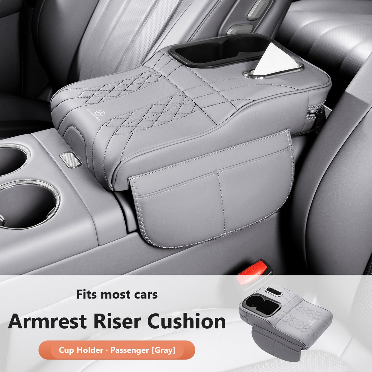 Mercedes armrest box riser cushion
