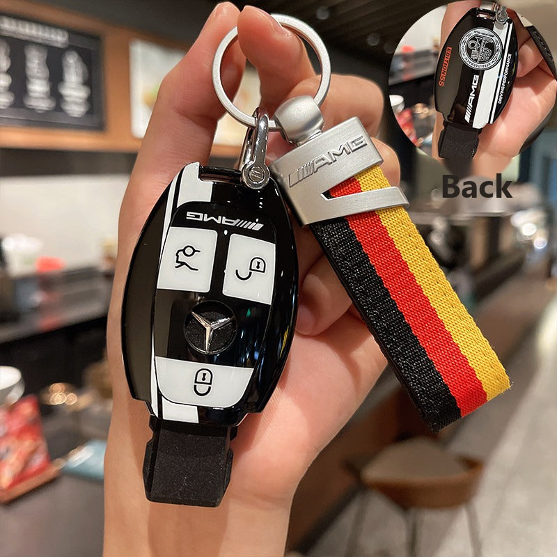 Mercedes-Benz AMG Edition 55 Track Key Case with Wrist Strap – Classic Smart Key
