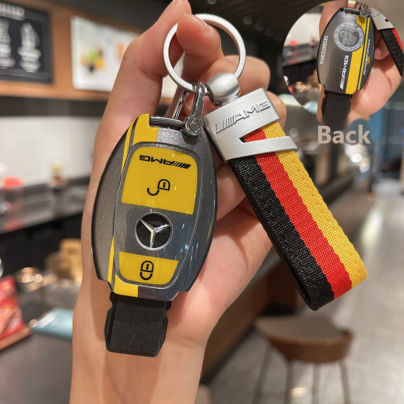 Mercedes-Benz AMG Edition 55 Track Key Case with Wrist Strap – Classic Smart Key