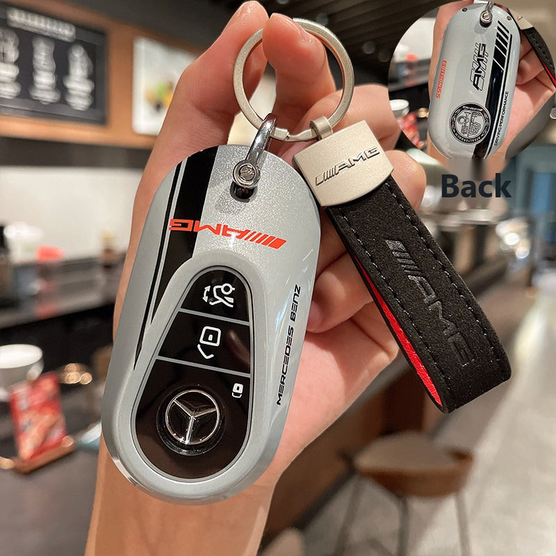 Mercedes-Benz AMG Edition 55 Track Key Case with Wrist Strap – New Oval Smart Key