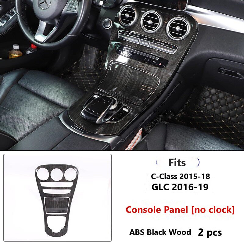 Mercedes C-Class GLC wood trim panels