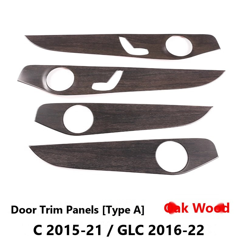 Mercedes C-Class GLC wood trim panels