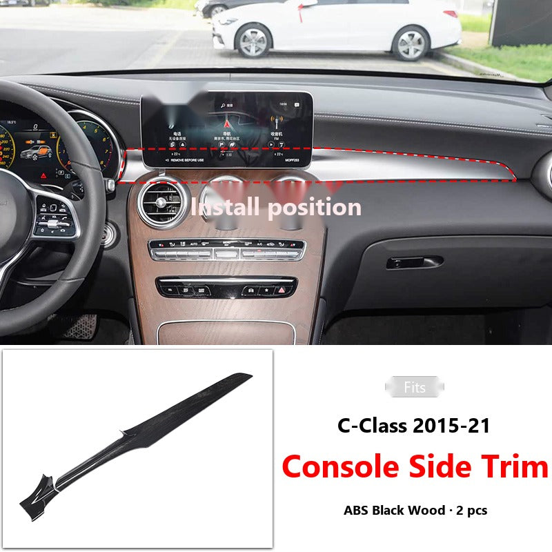Mercedes C-Class GLC wood trim panels