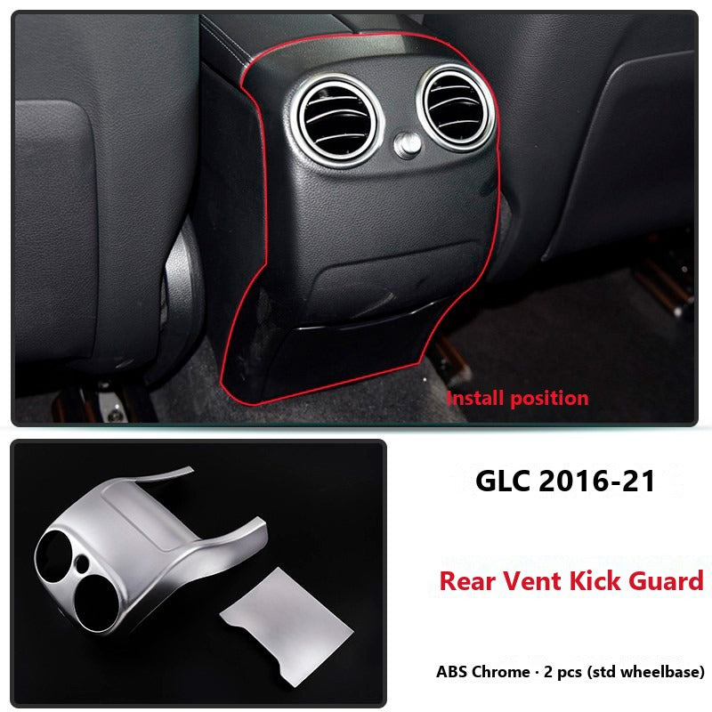 Mercedes C-Class GLC wood trim panels