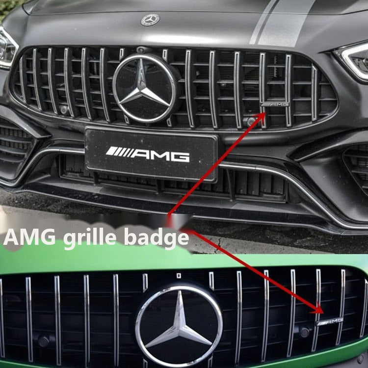 Mercedes AMG grille badge