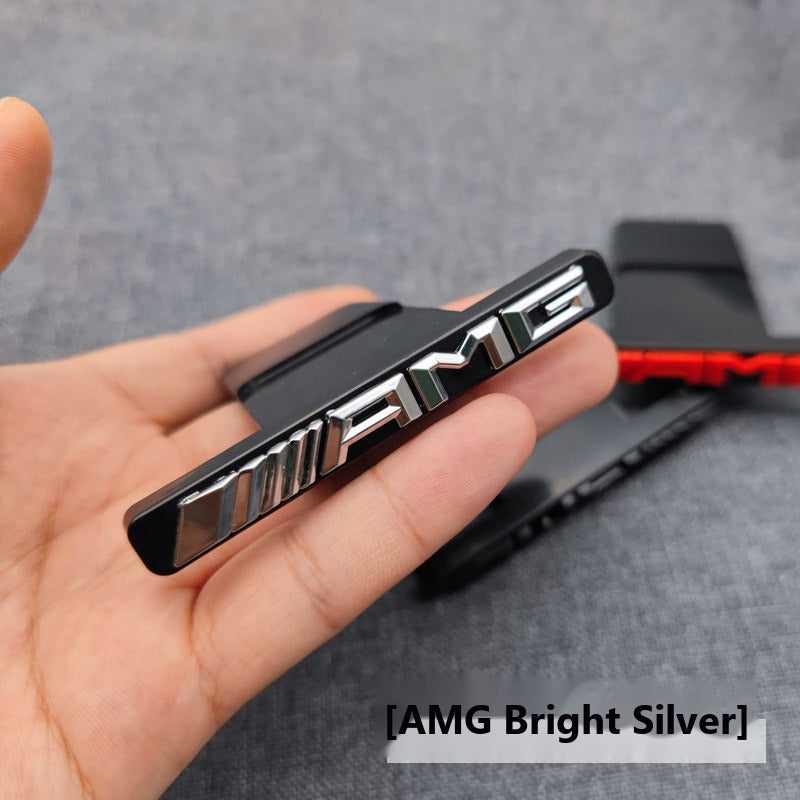 Mercedes AMG grille badge