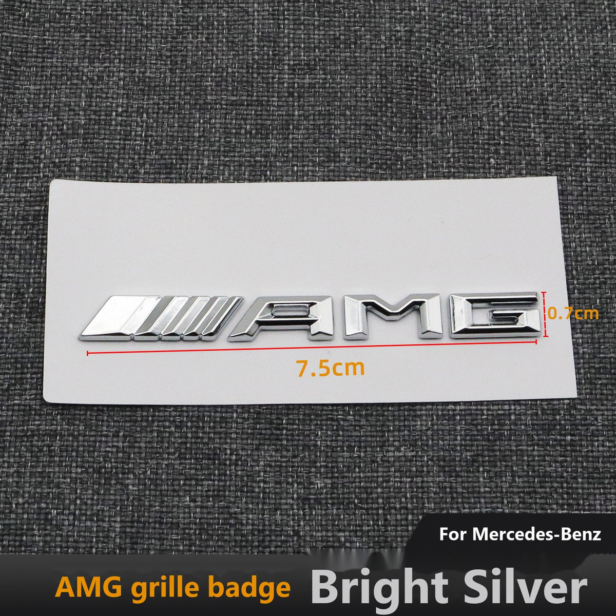 Mercedes AMG grille badge