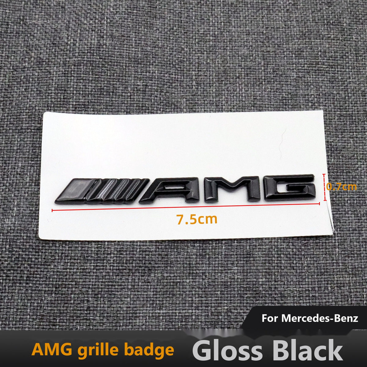 Mercedes AMG grille badge