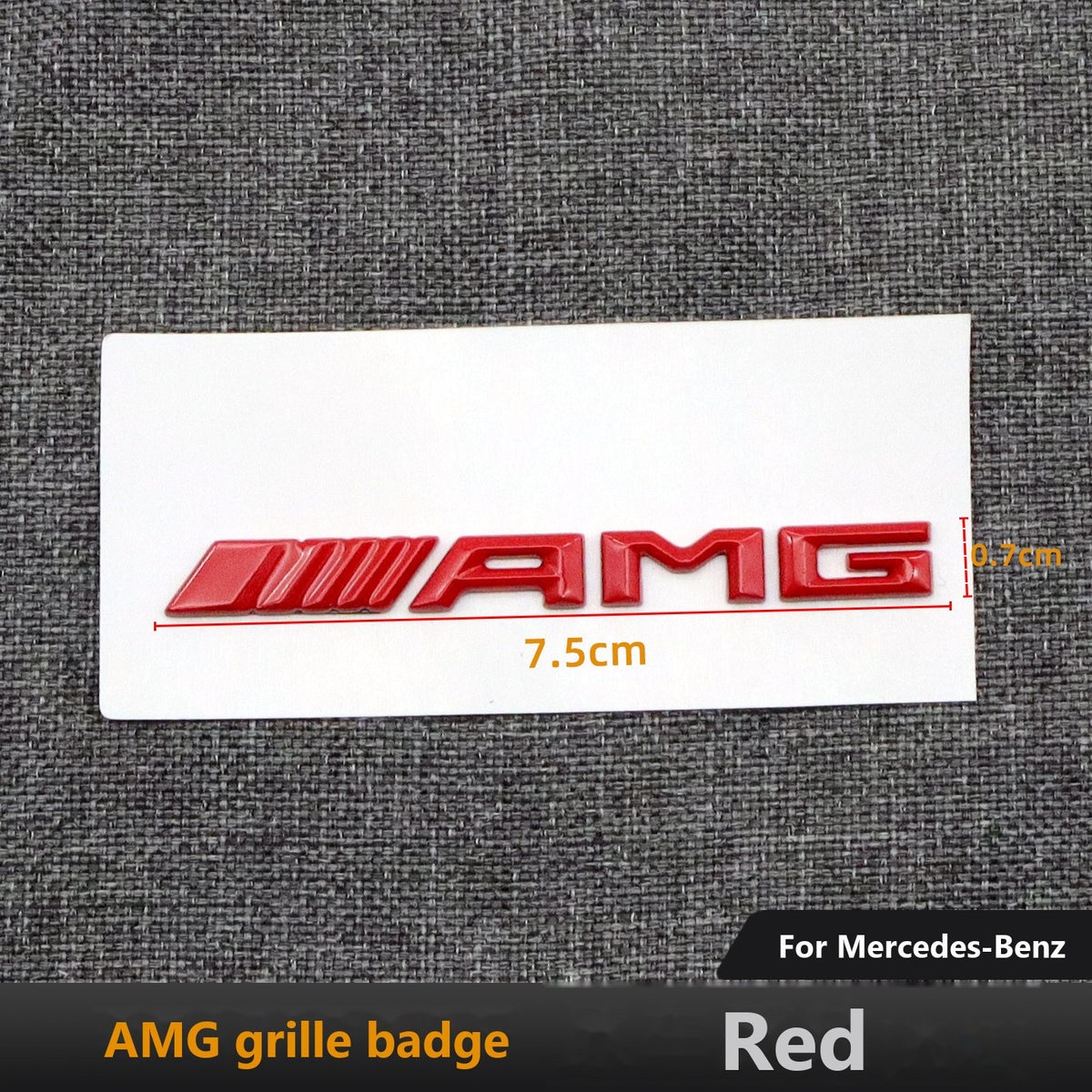 Mercedes AMG grille badge