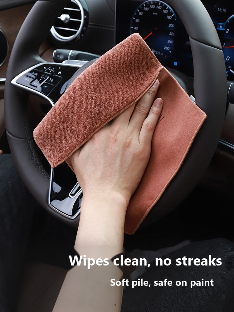 Mercedes suede microfiber cleaning towel