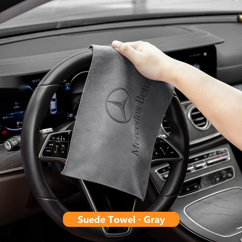 Mercedes suede microfiber cleaning towel