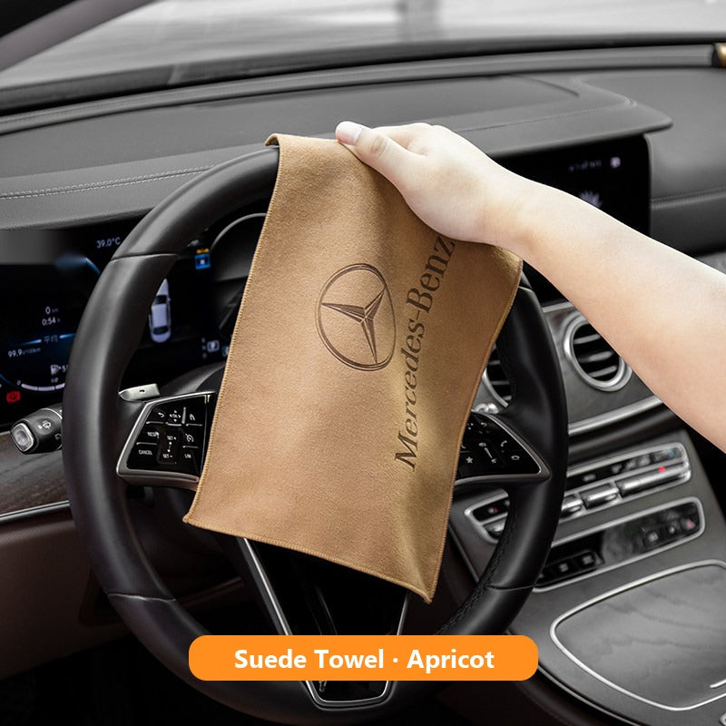 Mercedes suede microfiber cleaning towel