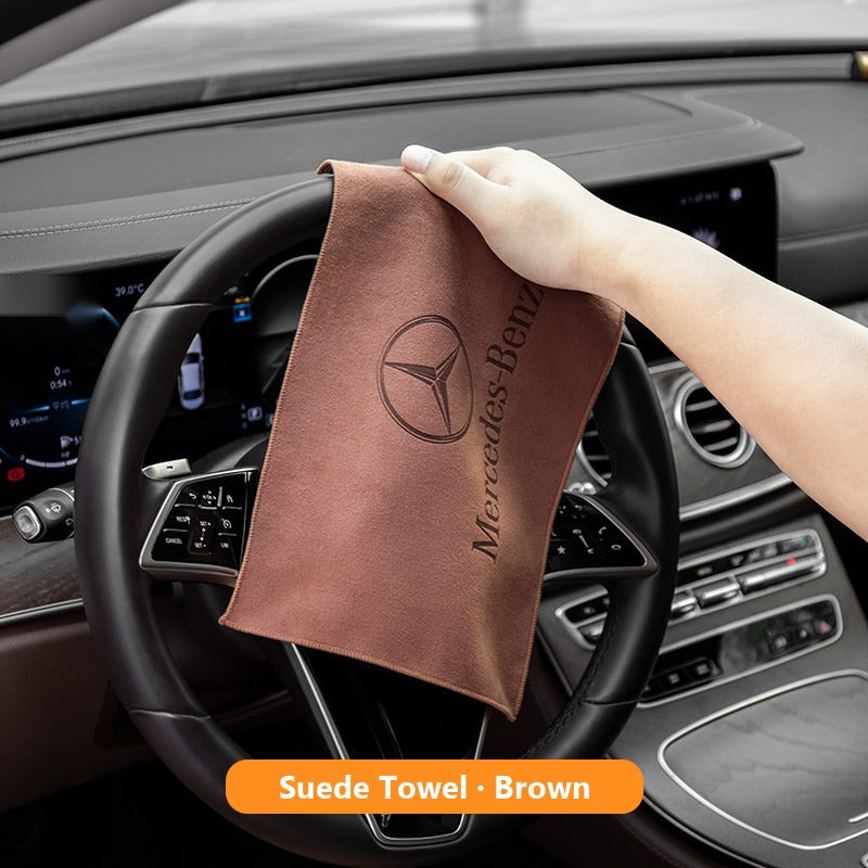 Mercedes suede microfiber cleaning towel