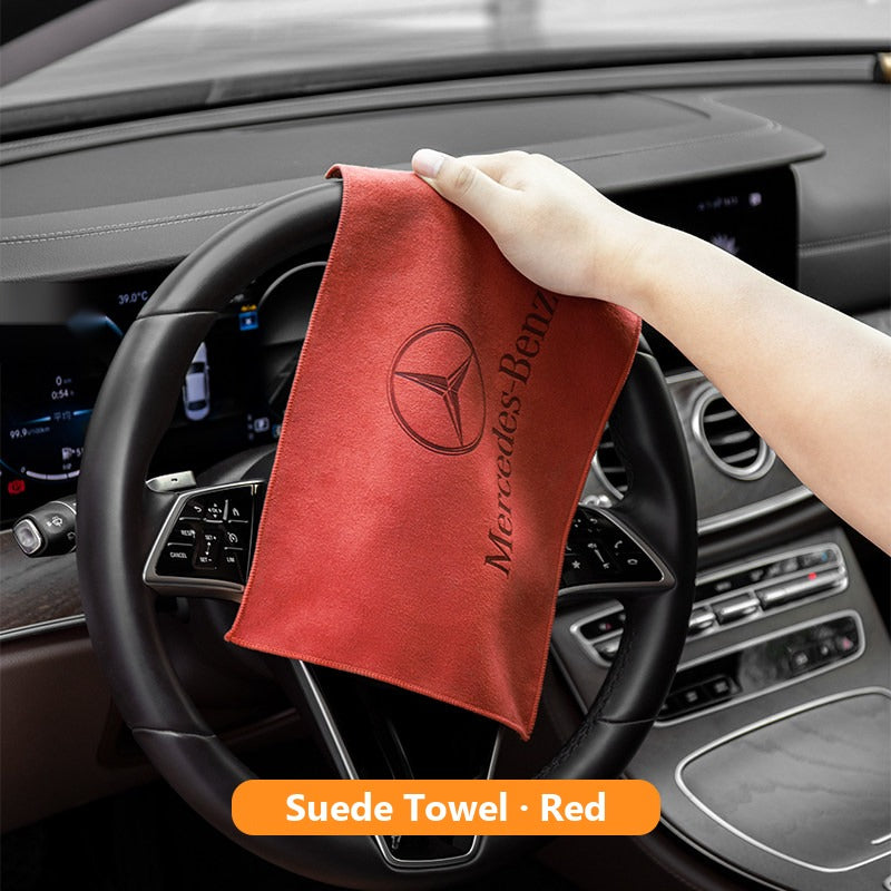 Mercedes suede microfiber cleaning towel