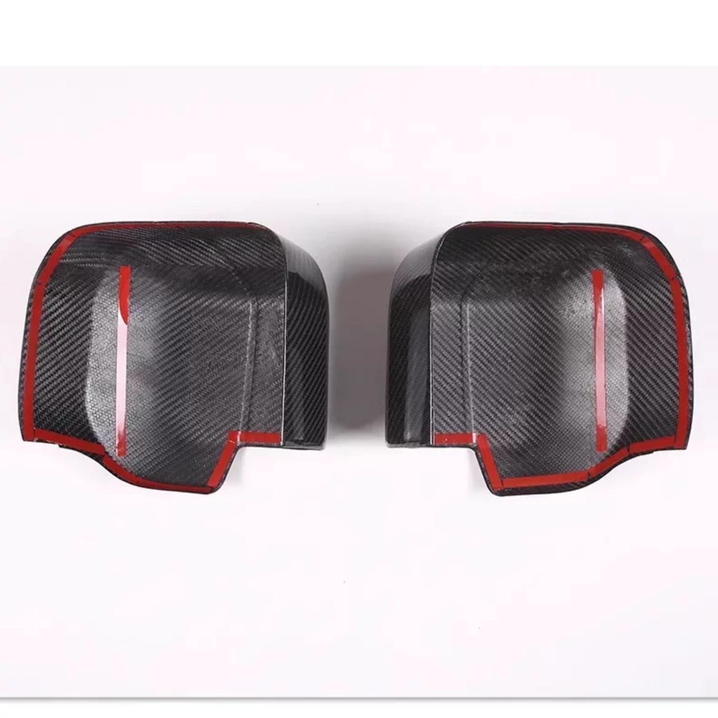 Dry Carbon Fiber Mirror Covers for Land Rover Defender (2020-2026)  Side Mirror Cap Protection Upgrade