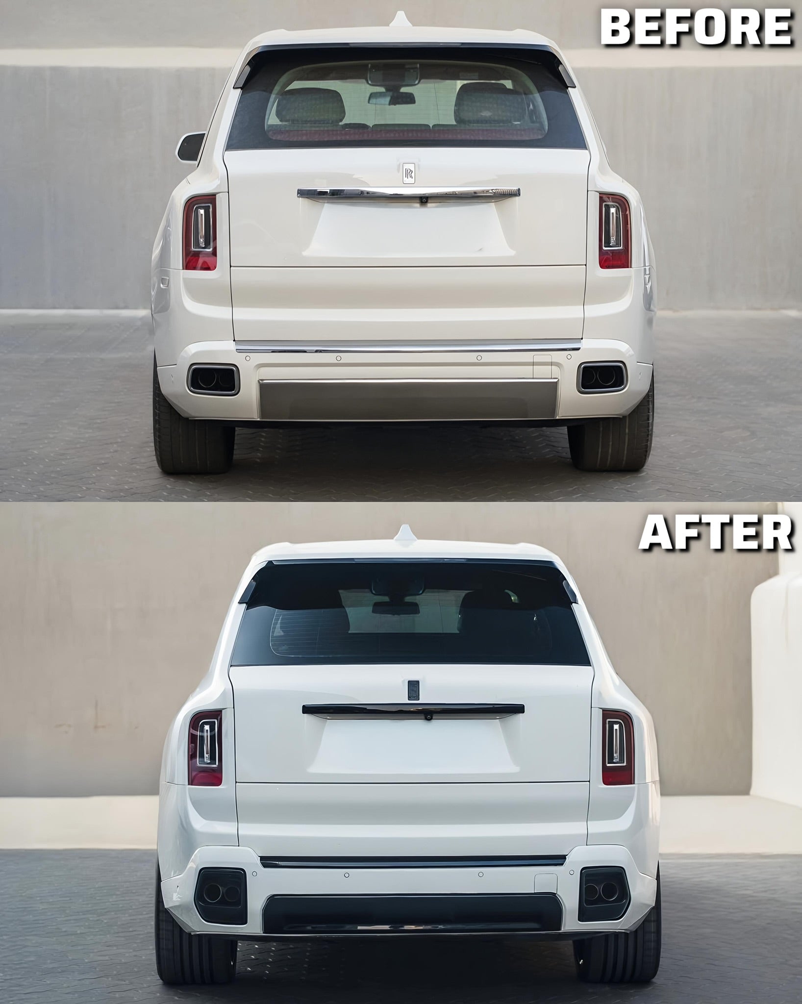 Rolls-Royce Cullinan Facelift Upgrade  (old to  new)