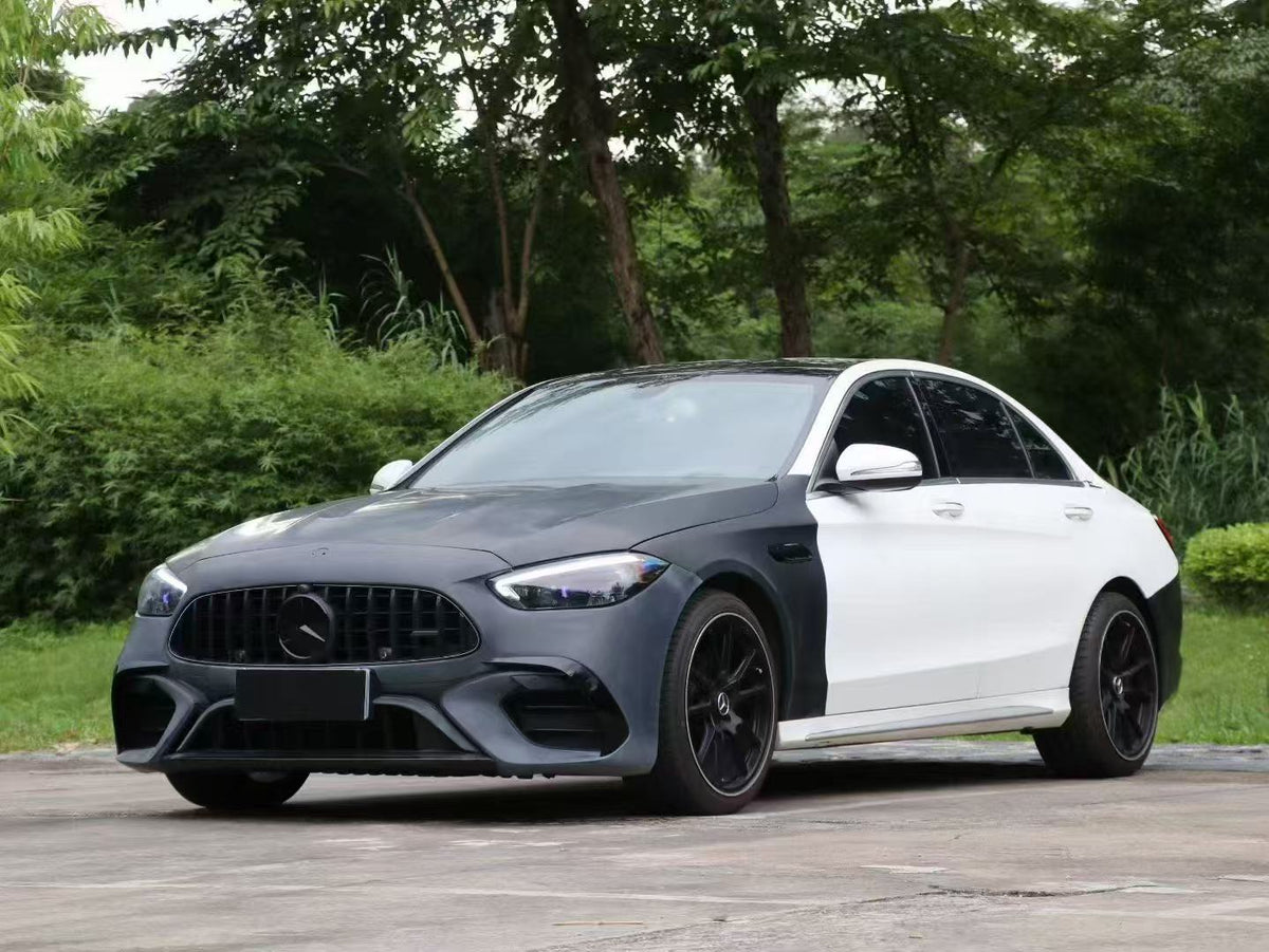 Mercedes-Benz C-Class W205 (2014–2021) to W206 (2021+) Conversion Body Kit – Bonnet, Fenders, Bumpers, Boot Lid, Grille, Headlights & Taillights
