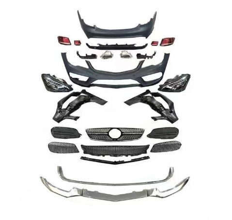 Mercedes-Benz E-Class Coupe C207 2010–2013 to 2014 AMG Facelift Conversion Body Kit – Bumpers, Grille, Headlights & Taillights