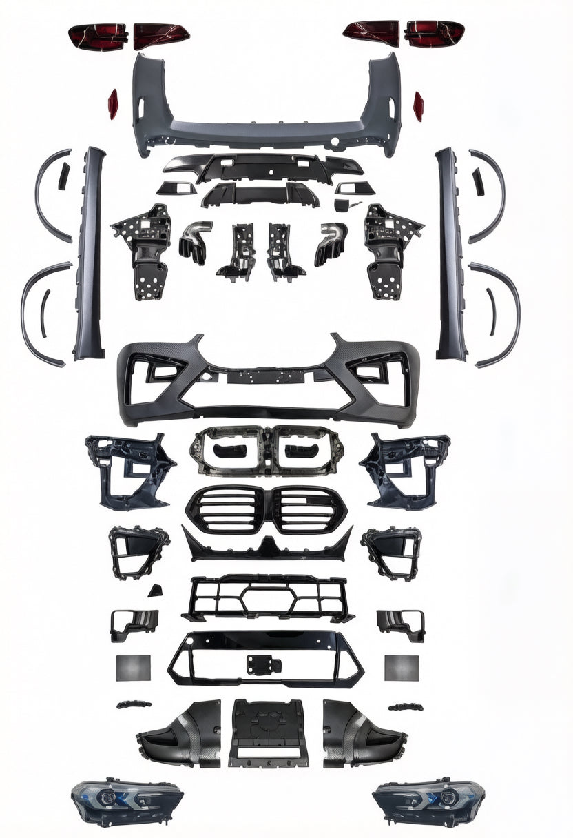 BMW X5 G05 2019–2022 to F95 X5M 2023–2025 Conversion Body Kit – Full Front & Rear Upgrade with Headlights & Taillights
