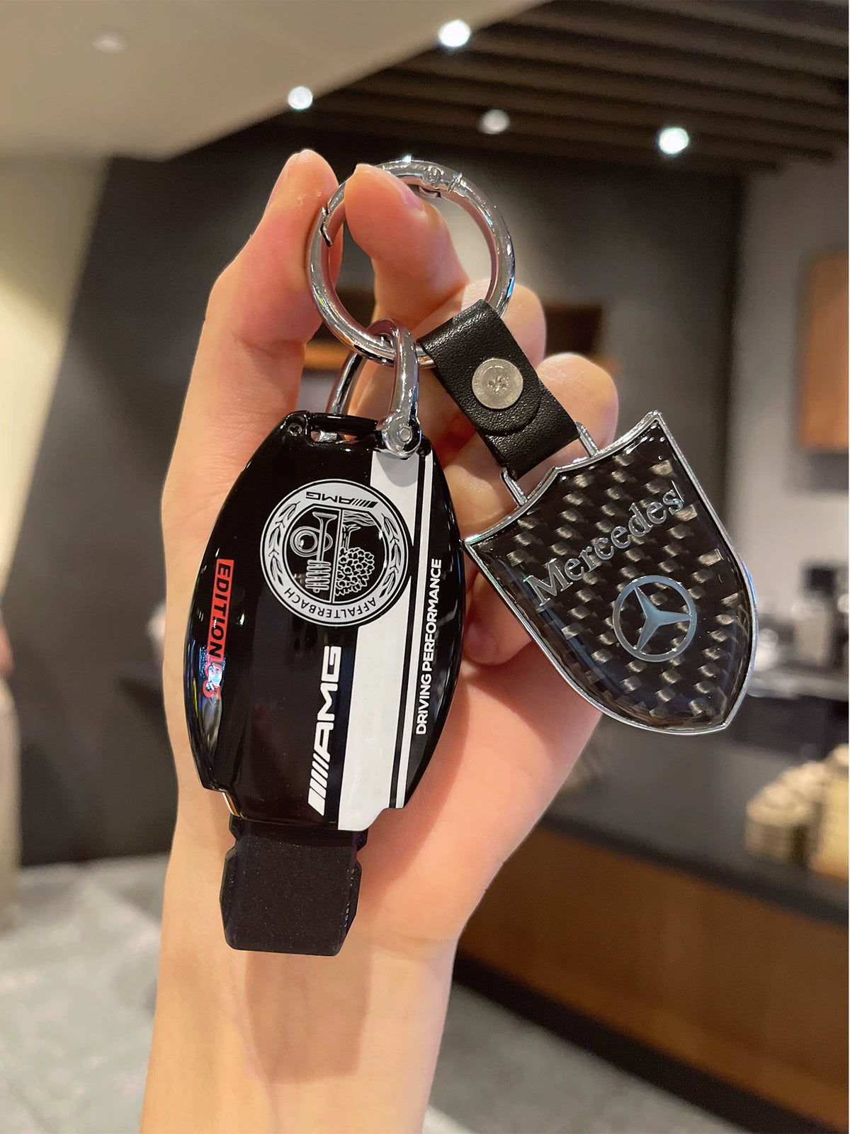 Mercedes-Benz AMG Edition 55 Black Track Key Case – Classic Smart Key