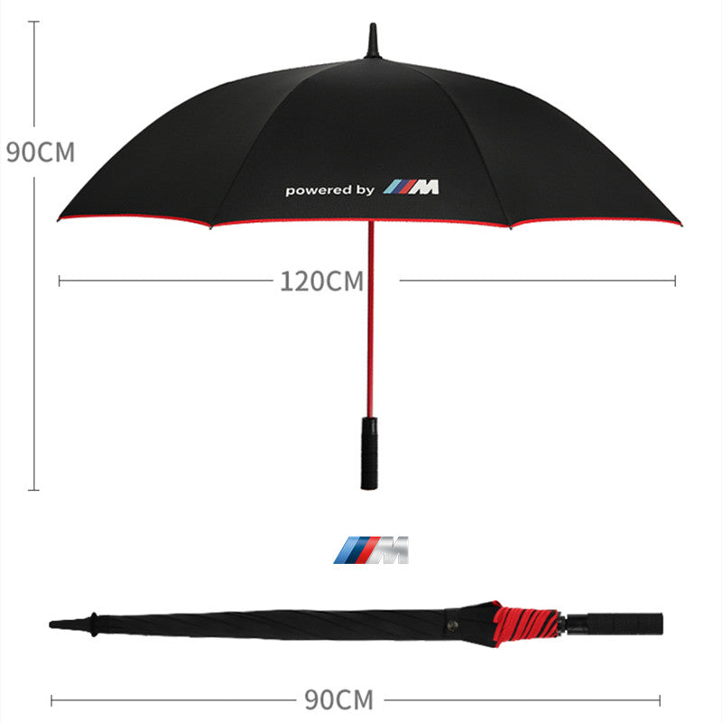 BMW Luxury Automatic Umbrella  12-Rib Windproof Long Handle Folding Umbrella