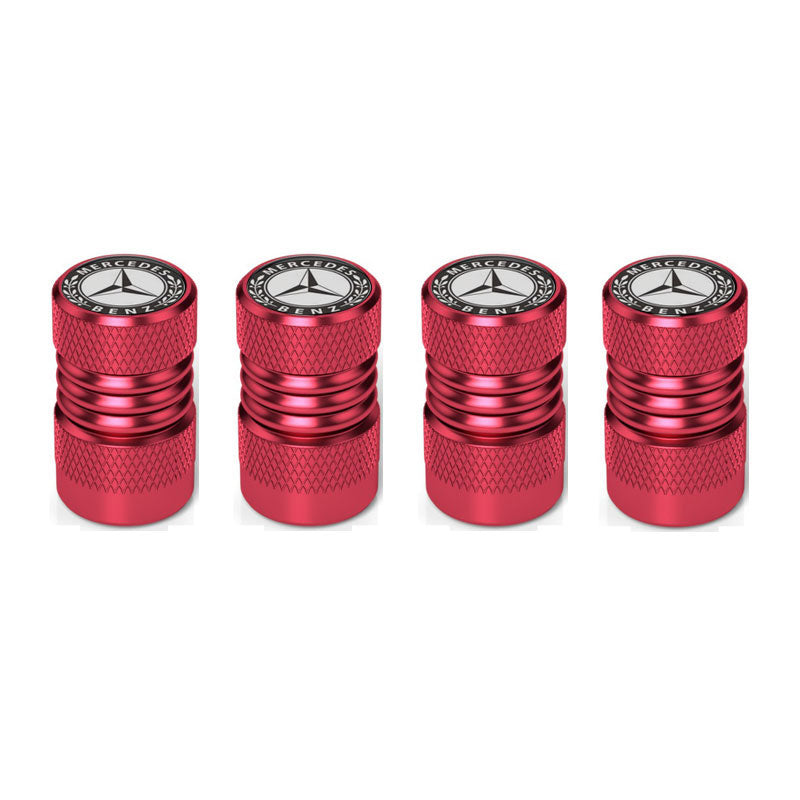 Mercedes-Benz / AMG Aluminum Tire Valve Stem Caps – Silver, Black or Red