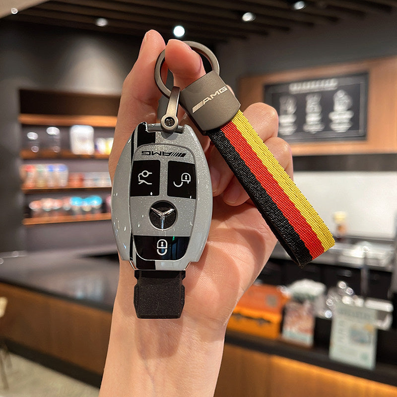 Mercedes-Benz AMG Edition 55 Track Key Case with Tricolor Strap – Classic Smart Key