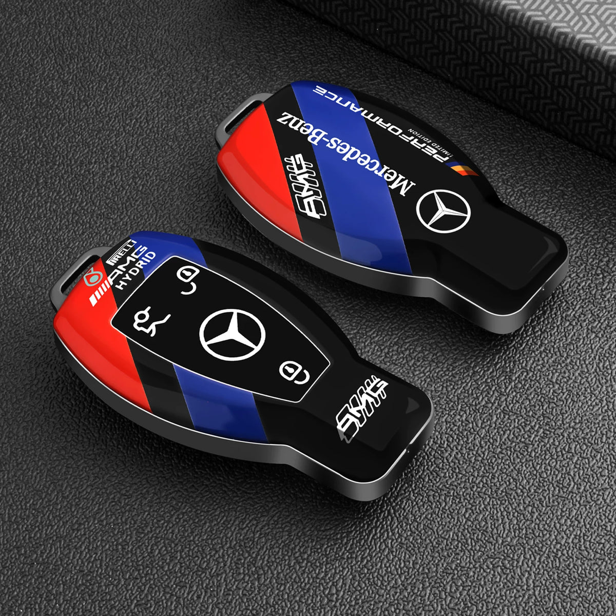 Mercedes-AMG Performance Tricolor Key Case – Classic Smart Key