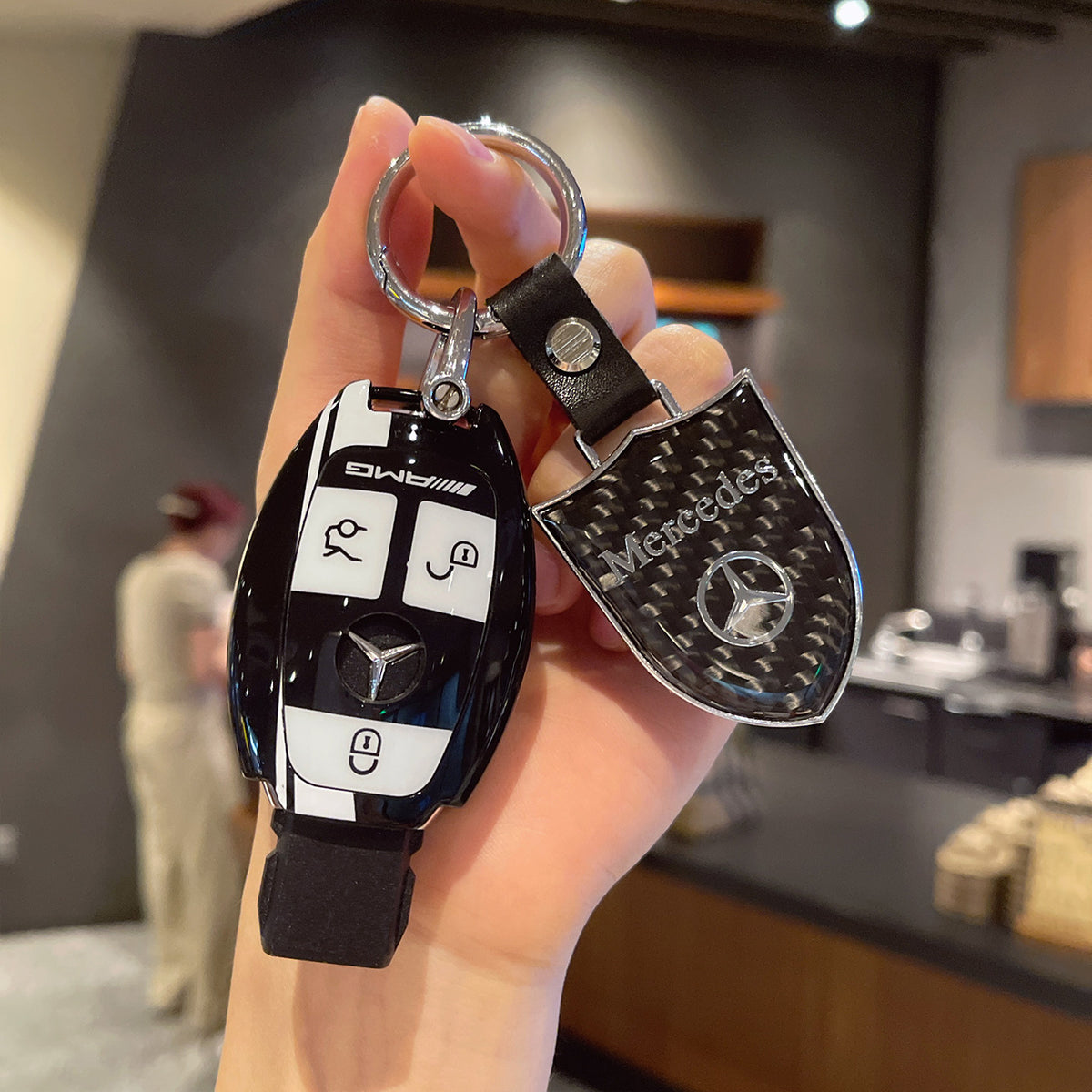 Mercedes-Benz AMG Edition 55 Black Track Key Case – Classic Smart Key