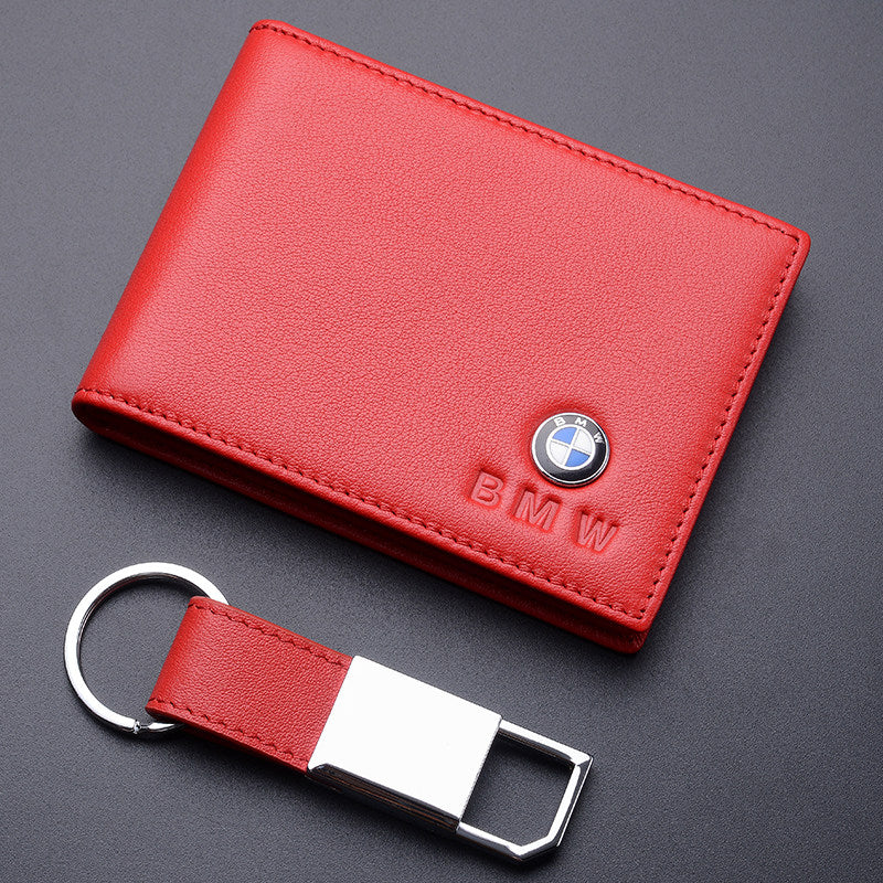 Handmade Leather Driver's License & Card Holder for BMW Owners