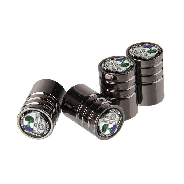 Mercedes-Benz Chrome Tire Valve Stem Caps – 5 Logo Designs, Set of 4
