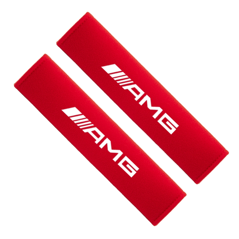 Mercedes-AMG Seat Belt Shoulder Pad – Soft, Black or Red
