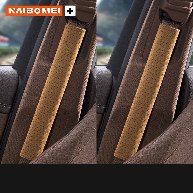 BMW M Seat Belt Shoulder Pad Cover - Suede Strap Protector