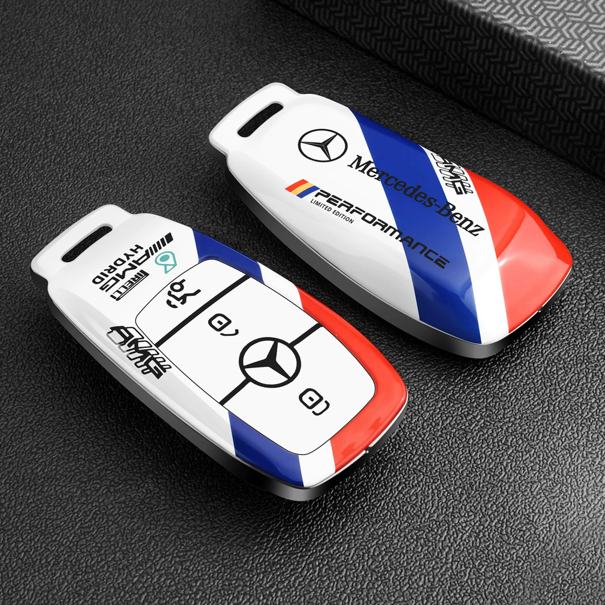 Mercedes-AMG Performance Tricolor Key Case – Rectangular Smart Key
