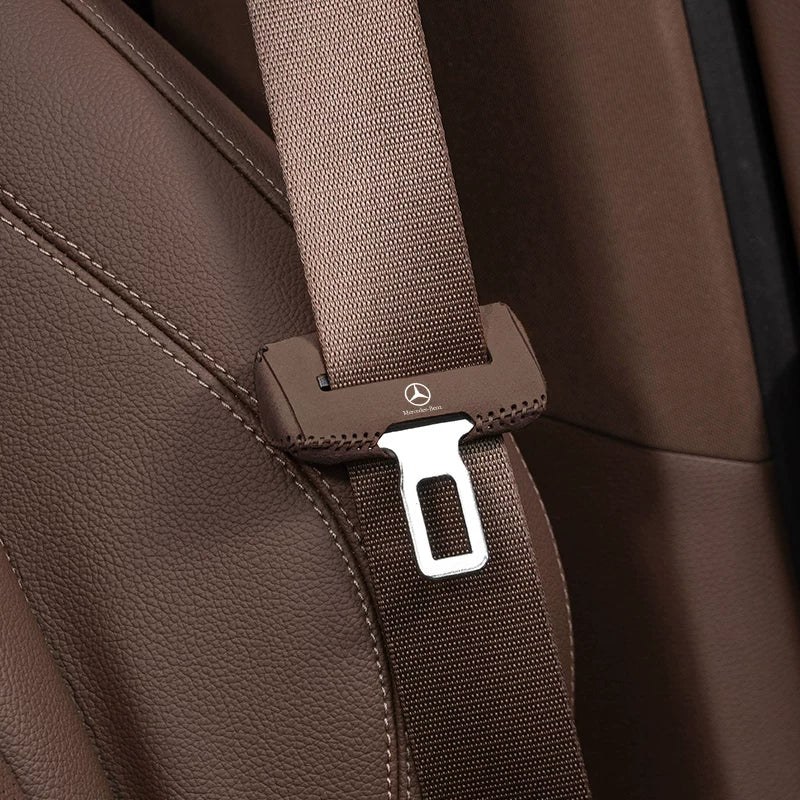 Mercedes-Benz Suede Seat Belt Buckle Cover – Front or Rear Set