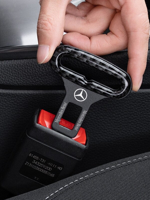 Mercedes-Benz Carbon Fiber Seat Belt Buckle Insert Clip