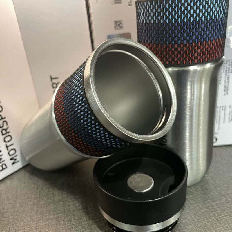 BMW M Series Thermos Cup  Stainless Steel 304 Anti-Drop Insulated Water Bottle (Motorsport Style)