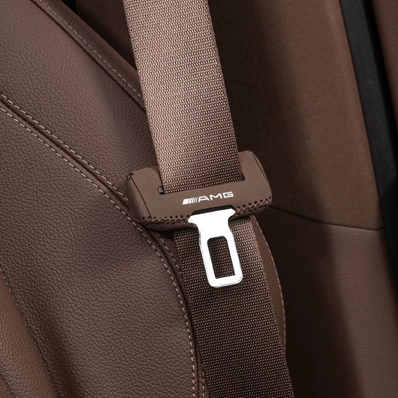 Mercedes-Benz Suede Seat Belt Buckle Cover – Front or Rear Set