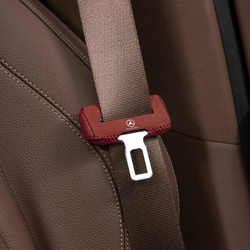 Mercedes-Benz Suede Seat Belt Buckle Cover – Front or Rear Set