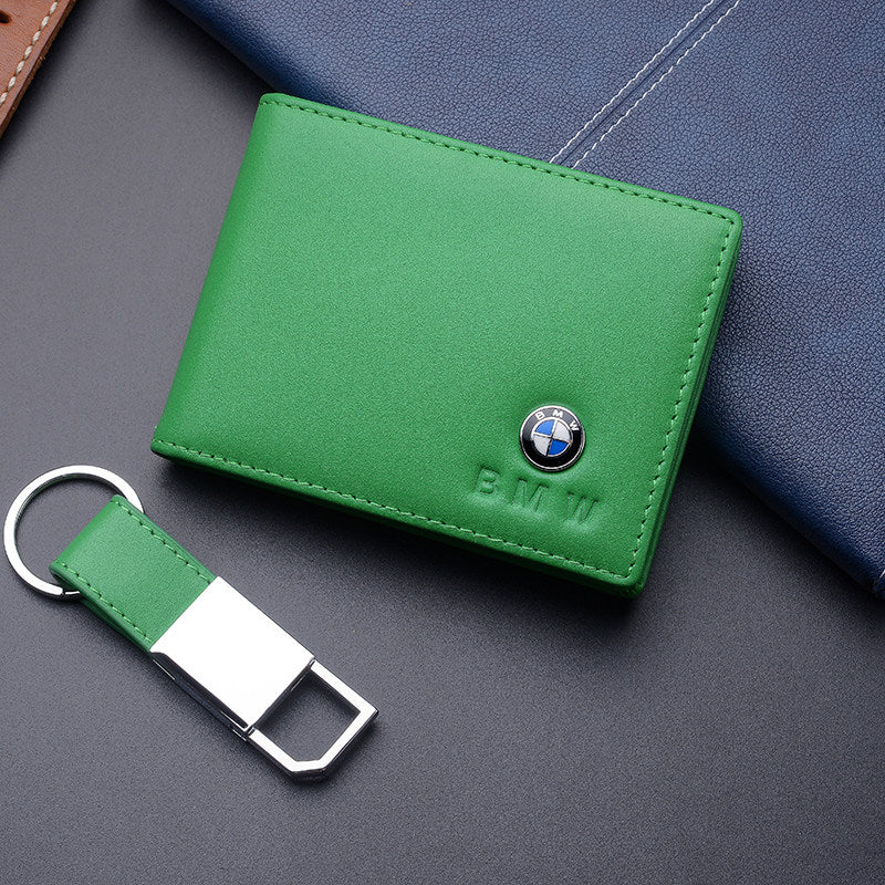 Handmade Leather Driver's License & Card Holder for BMW Owners