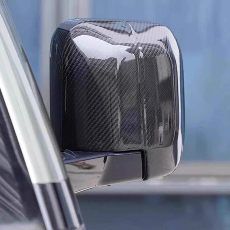 Dry Carbon Fiber Mirror Covers for Land Rover Defender (2020-2026)  Side Mirror Cap Protection Upgrade