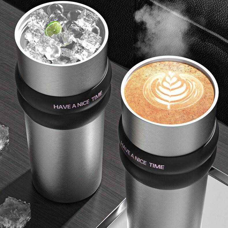 Insulated Tumbler 710ml with Straw for BMW Fans, Steel or Ceramic Liner