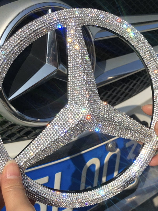 Mercedes-Benz Crystal Star Emblem Covers & Rhinestone Trim – Grille, Steering Wheel, Wheels