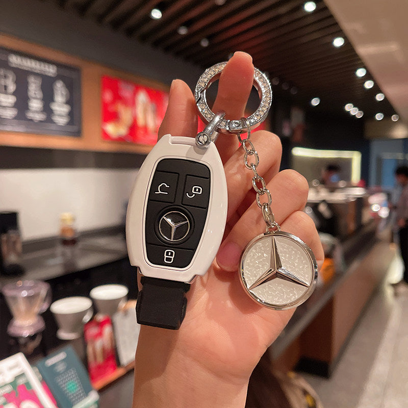 Mercedes-Benz Crystal Emblem Key Case – Classic Smart Key