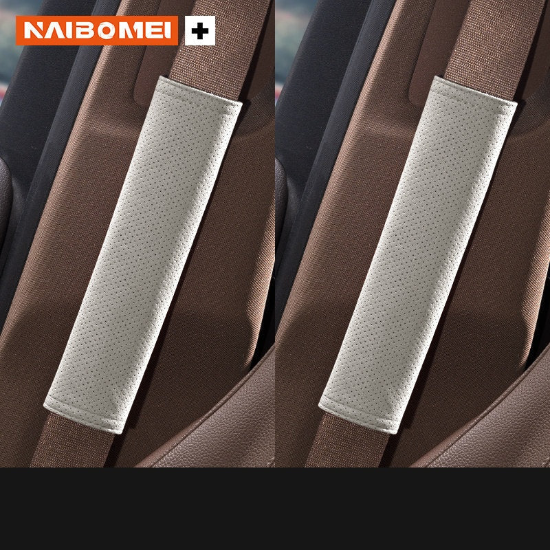 BMW M Seat Belt Shoulder Pad Cover - Suede Strap Protector